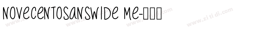 novecentosanswide me字体转换